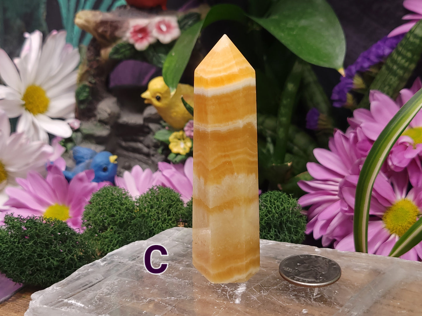 Orange Calcite Towers
