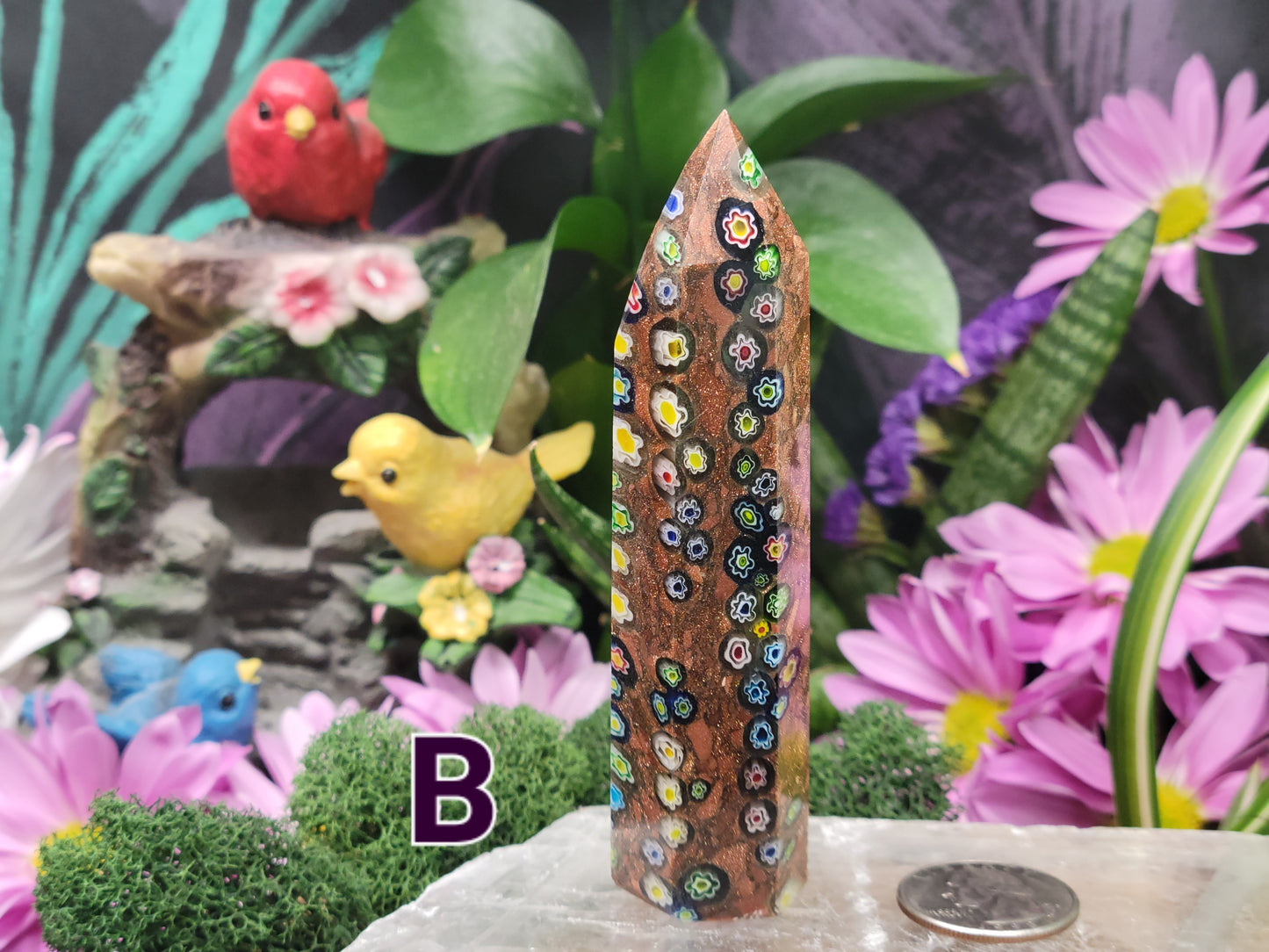 Millefiori Goldstone Towers