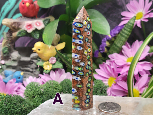 Millefiori Goldstone Towers