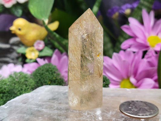Rutile Quartz Tower