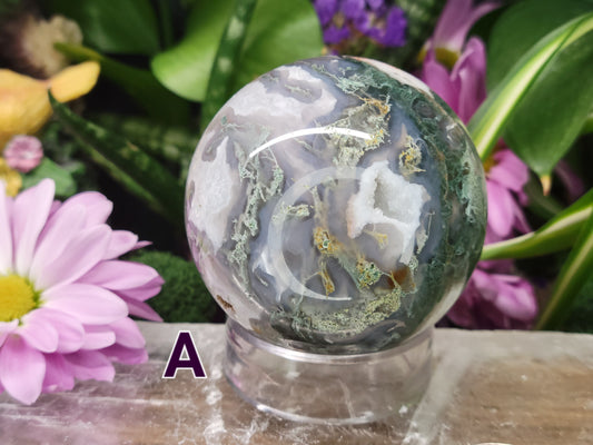 Moss Agate Spheres