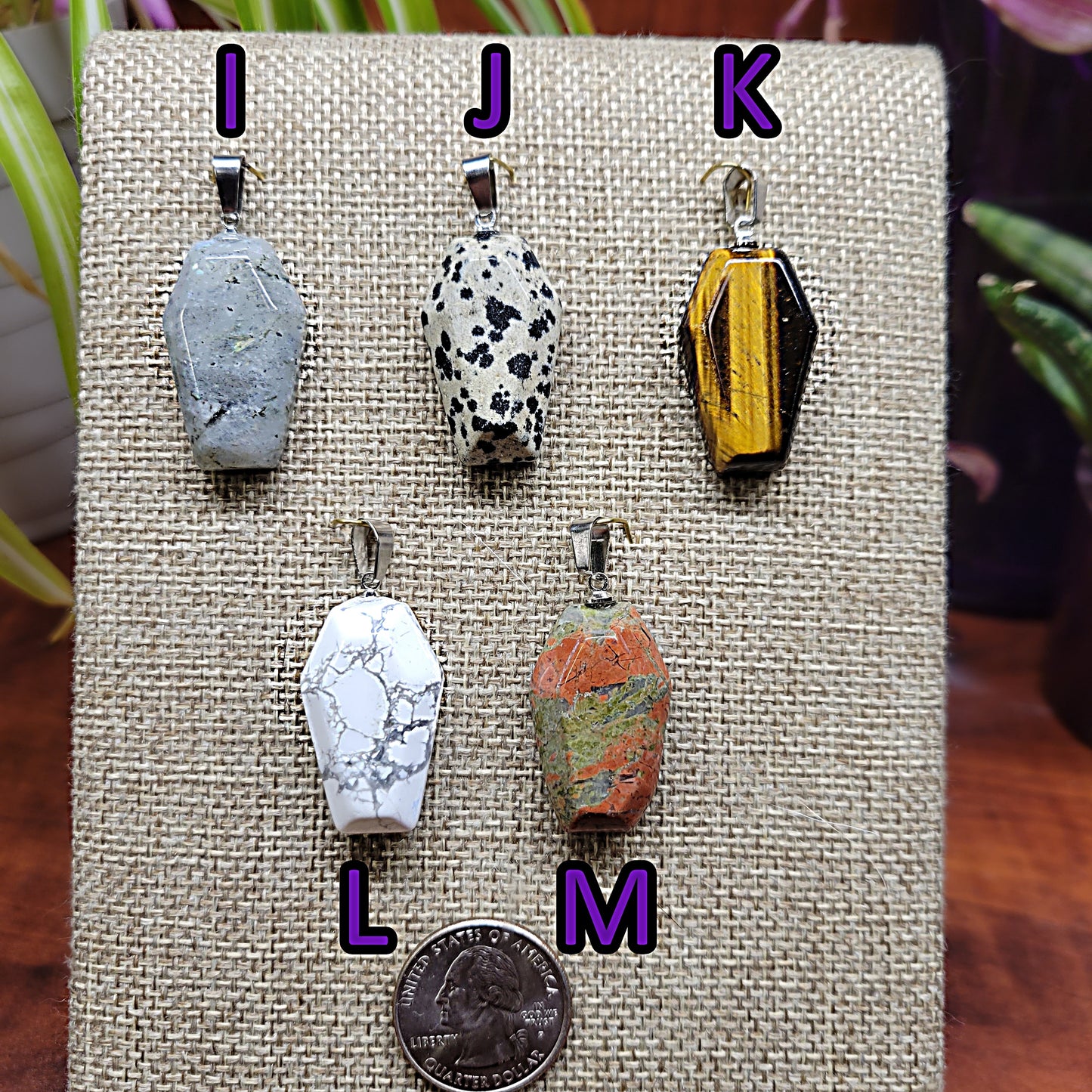 Coffin Pendants