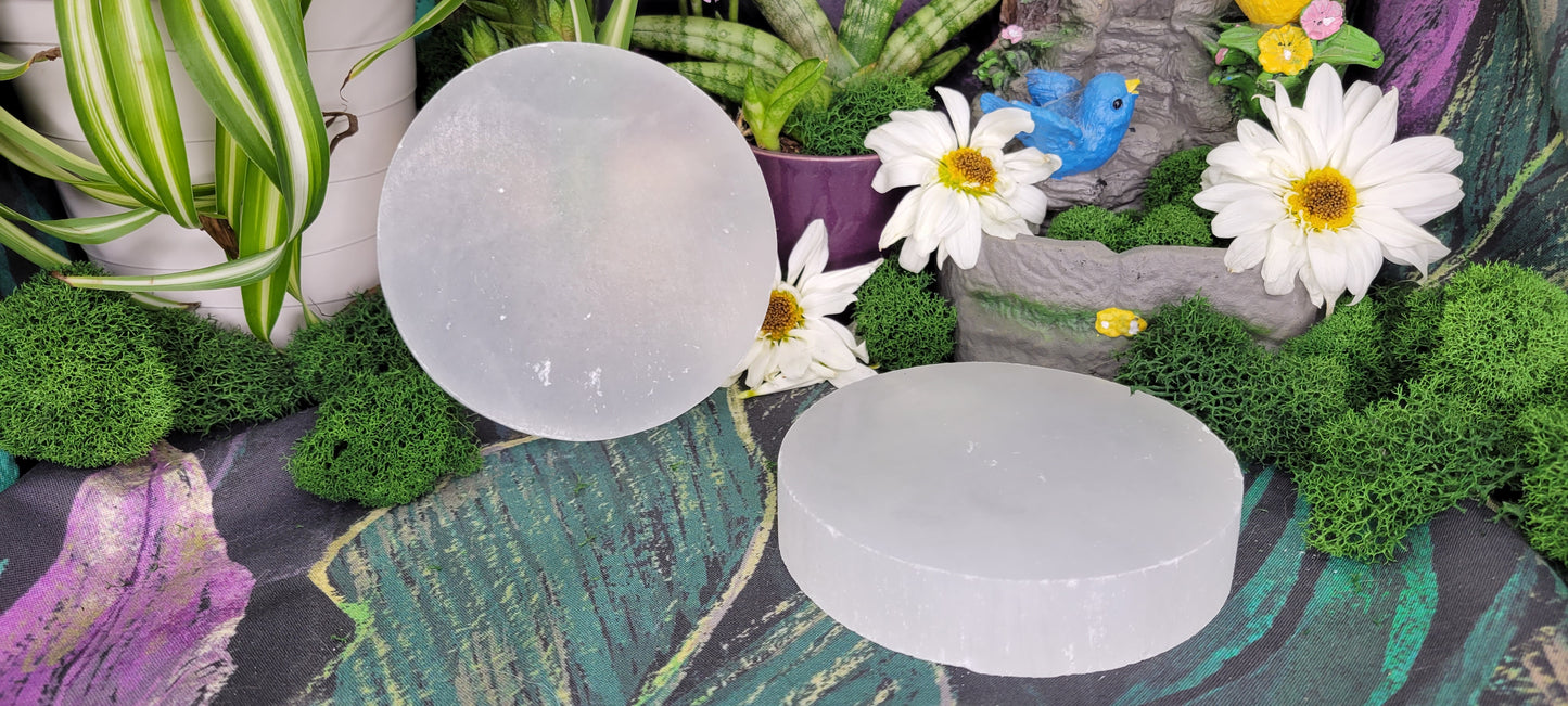 Selenite Charging Plates - Rock Bottom Jewelry & Engraving