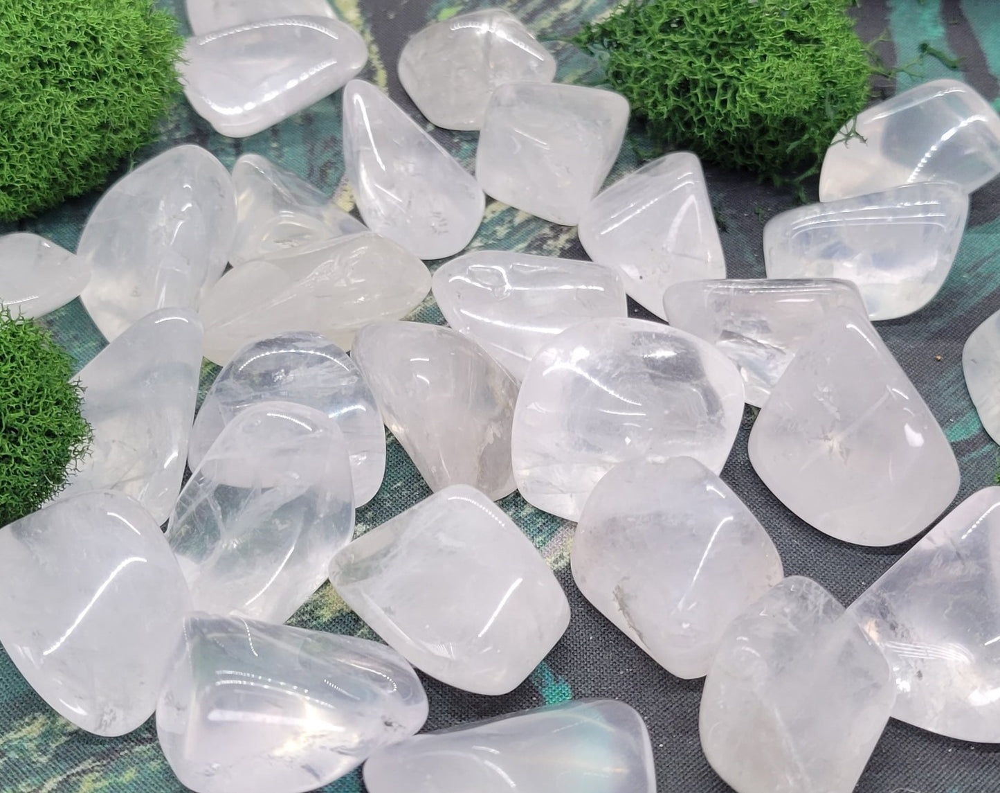 Clear Quartz Tumble - Rock Bottom Jewelry & Engraving