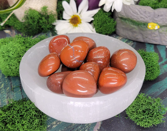 Red Jasper Tumble - Rock Bottom Jewelry & Engraving