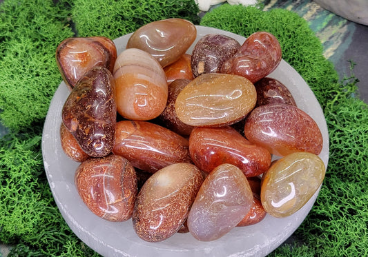 Red Agate Tumble - Rock Bottom Jewelry & Engraving