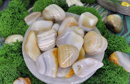 Banded Agate Tumble - Rock Bottom Jewelry & Engraving