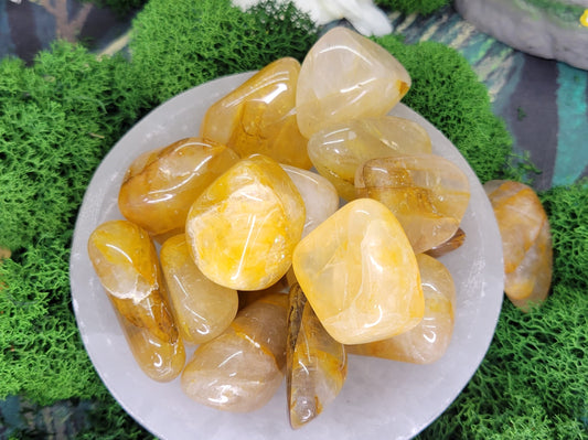 Golden Healer Quartz Tumble - Rock Bottom Jewelry & Engraving