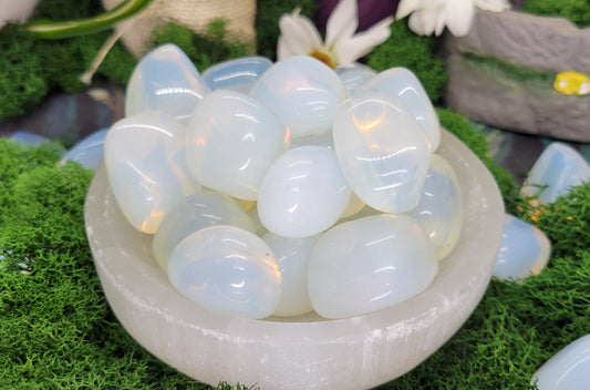 Opalite Tumble - Rock Bottom Jewelry & Engraving