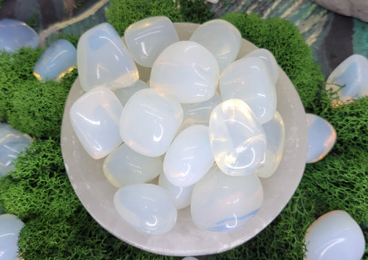 Opalite Tumble - Rock Bottom Jewelry & Engraving