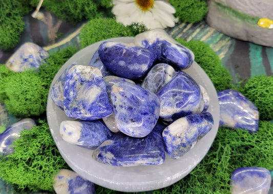 Sodalite Tumble - Rock Bottom Jewelry & Engraving