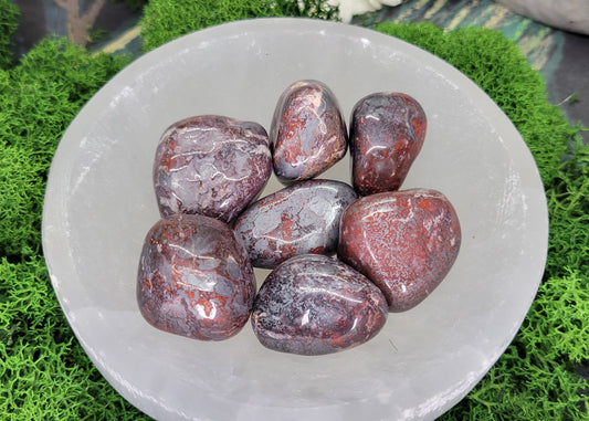 Brecciated Jasper Tumble - Rock Bottom Jewelry & Engraving