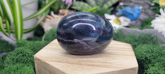 Fluorite Palm Stone - Rock Bottom Jewelry & Engraving