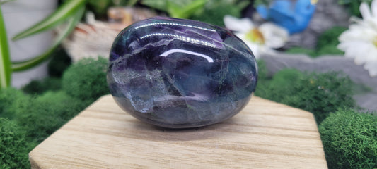 Fluorite Palm Stone - Rock Bottom Jewelry & Engraving