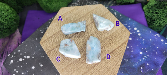 Larimar Pieces - Rock Bottom Jewelry & Engraving