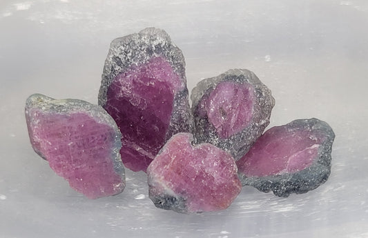 Rough Watermelon Tourmaline Pieces - Rock Bottom Jewelry & Engraving