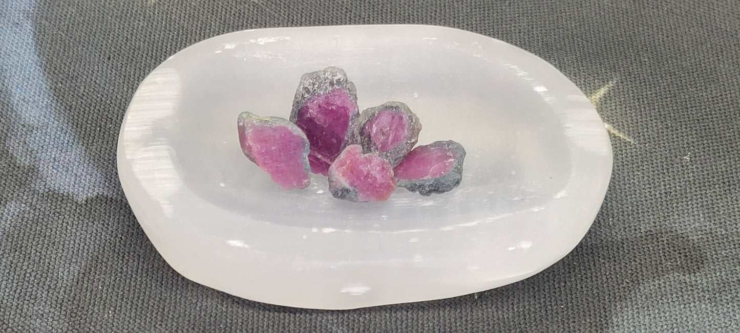 Rough Watermelon Tourmaline Pieces - Rock Bottom Jewelry & Engraving