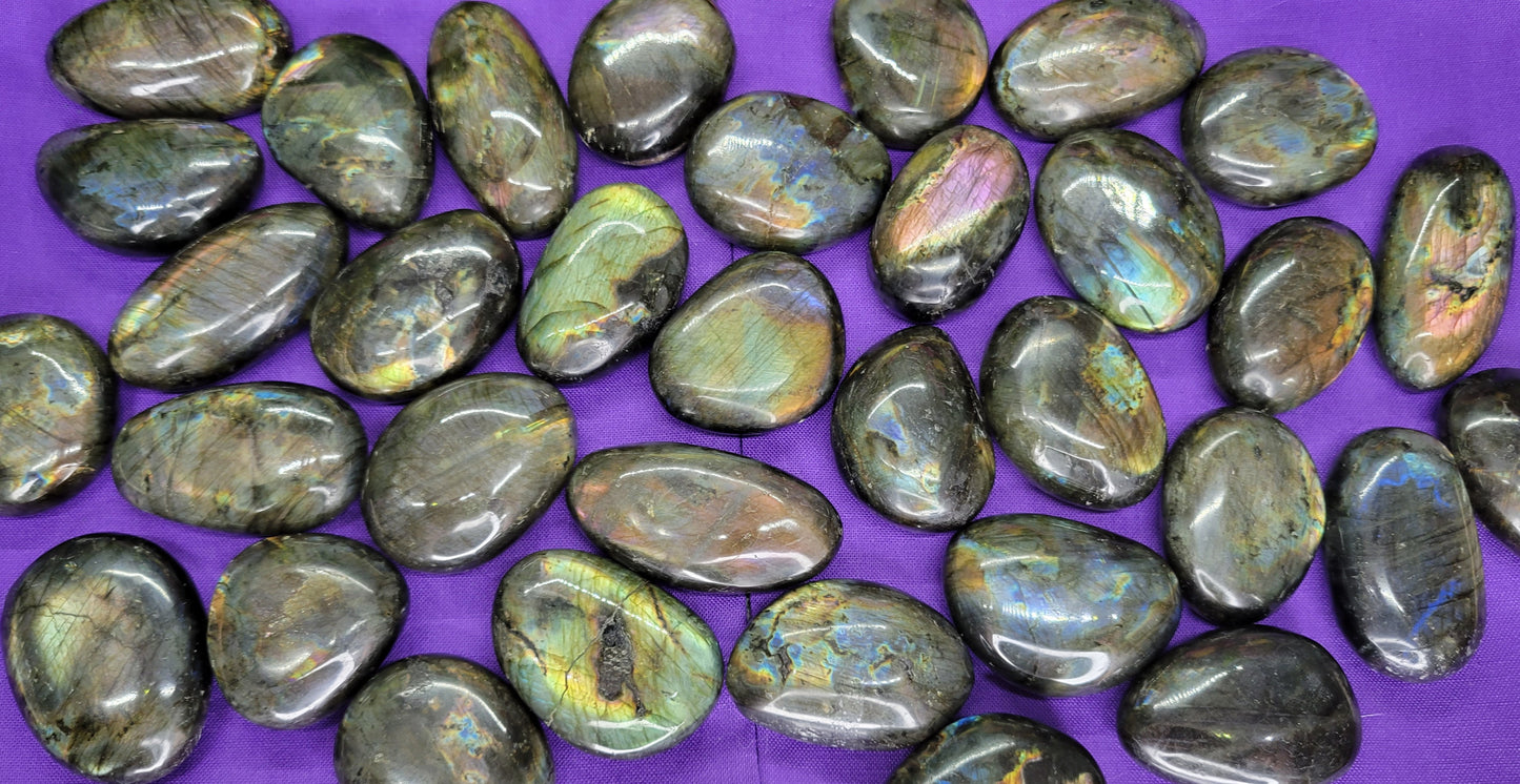Spectralite Pebbles - Rock Bottom Jewelry & Engraving