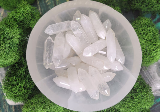 Clear Quartz DT Points - Rock Bottom Jewelry & Engraving