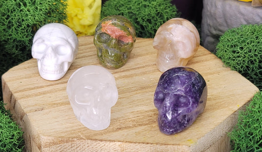 Small Skull Carvings - Rock Bottom Jewelry & Engraving