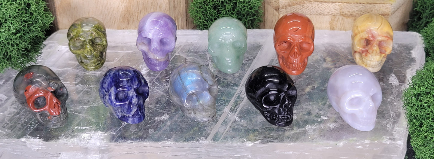 Small Skull Carvings - Rock Bottom Jewelry & Engraving