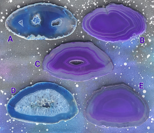 Dyed Agate Slices - Rock Bottom Jewelry & Engraving