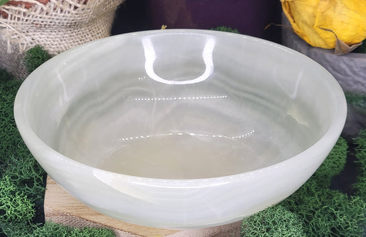 Green Banded Onyx Bowl - Rock Bottom Jewelry & Engraving