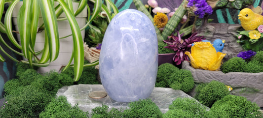 Blue Calcite Freeform - Rock Bottom Jewelry & Engraving