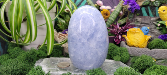 Blue Calcite Freeform - Rock Bottom Jewelry & Engraving