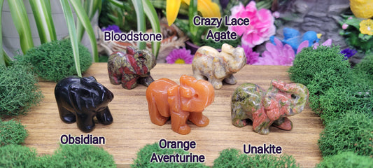 Small Elephant Carvings - Rock Bottom Jewelry & Engraving