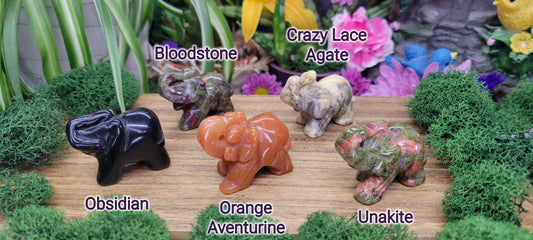 Small Elephant Carvings - Rock Bottom Jewelry & Engraving