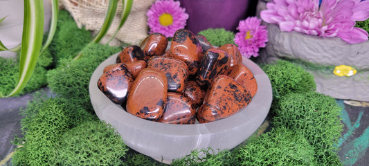 Mahogany Obsidian Tumble - Rock Bottom Jewelry & Engraving