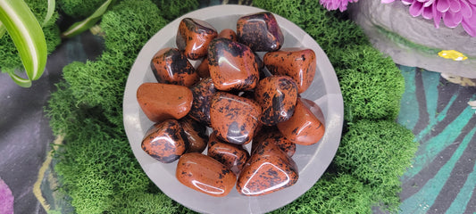 Mahogany Obsidian Tumble - Rock Bottom Jewelry & Engraving