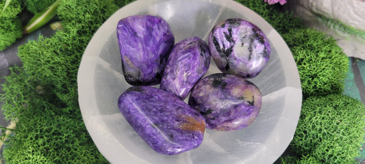 Charoite Tumble - Rock Bottom Jewelry & Engraving