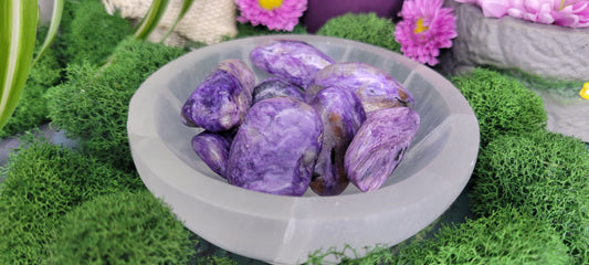 Charoite Tumble - Rock Bottom Jewelry & Engraving