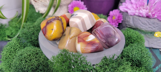 Mookaite Jasper Tumble - Rock Bottom Jewelry & Engraving