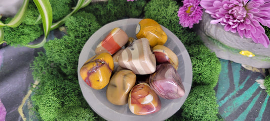 Mookaite Jasper Tumble - Rock Bottom Jewelry & Engraving