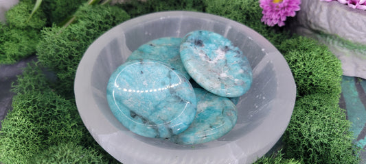 Amazonite Worry Stone - Rock Bottom Jewelry & Engraving