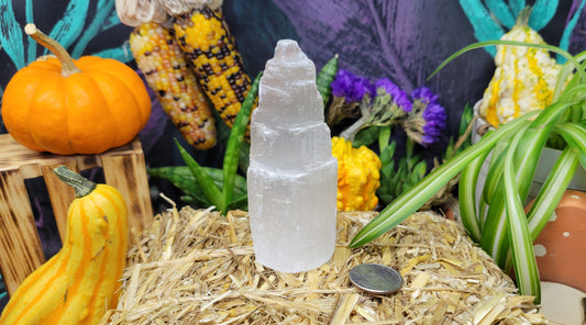 Small Selenite Tower Lamp - Rock Bottom Jewelry & Engraving