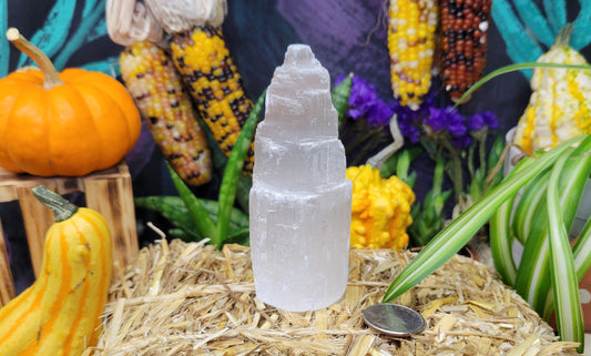 Small Selenite Tower Lamp - Rock Bottom Jewelry & Engraving