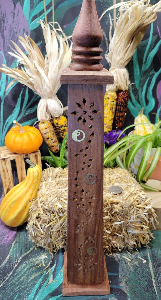 Wooden Yin Yang Incense Holder - Rock Bottom Jewelry & Engraving