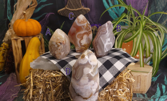 Flower Agate Flames