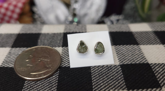 Moldavite Earrings