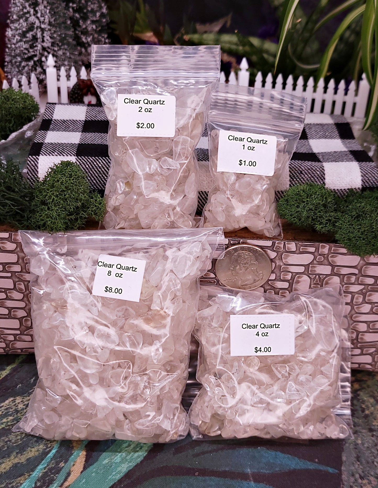 Clear Quartz Chip Stones