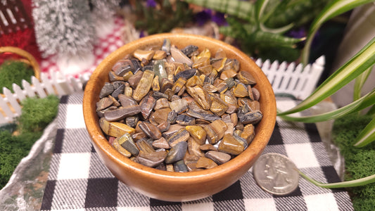 Tiger Eye Chip Stones