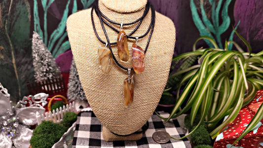 Amphibole "Angel Phantom" Quartz Necklace