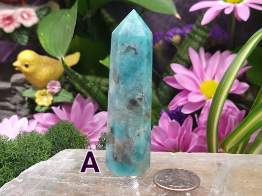 Amazonite and Smoky Quartz Towers