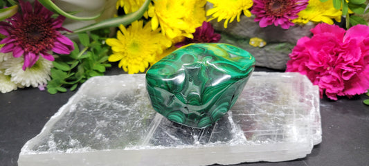 Malachite Freeform - Rock Bottom Jewelry & Engraving