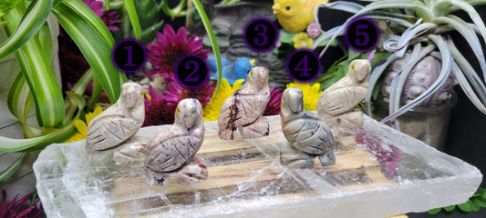 Soapstone Bird Carvings - Rock Bottom Jewelry & Engraving