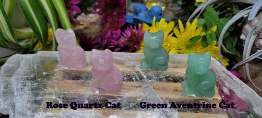 Small Cat Carvings - Rock Bottom Jewelry & Engraving